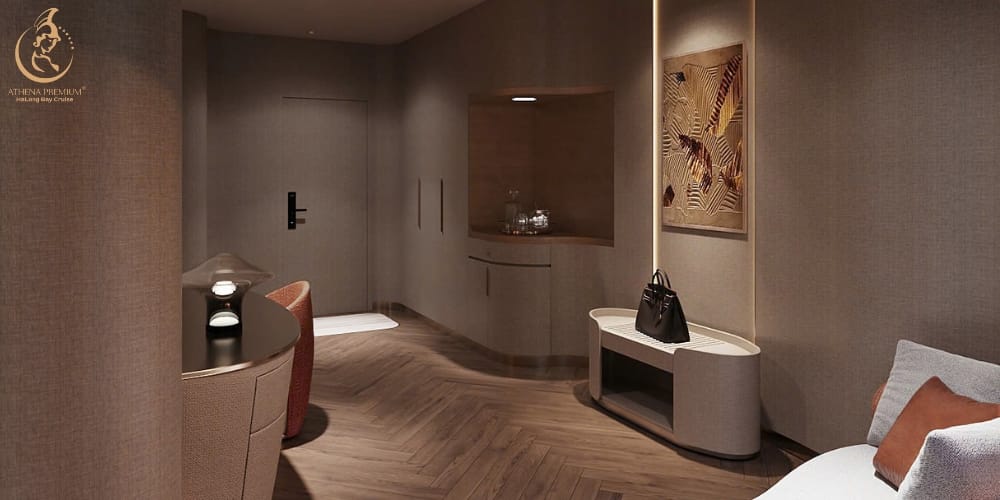 Comprehensive in room amenities ensuring quiet comfort convenience and personalized luxury cruising