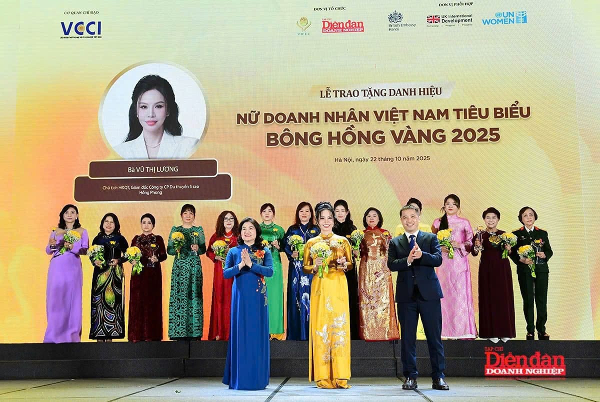 Outstanding Female Entrepreneur honored with the Golden Rose Award 2025