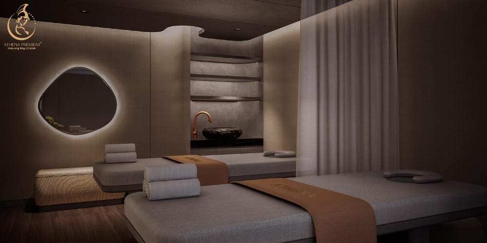 A private spa sanctuary offering professional therapies in a calm ocean inspired setting
