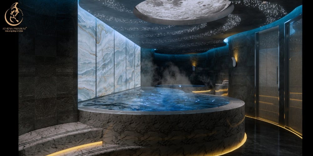 Athena Premium Cruise onsen introduces Japanese standard mineral bathing amid Ha Long Bay